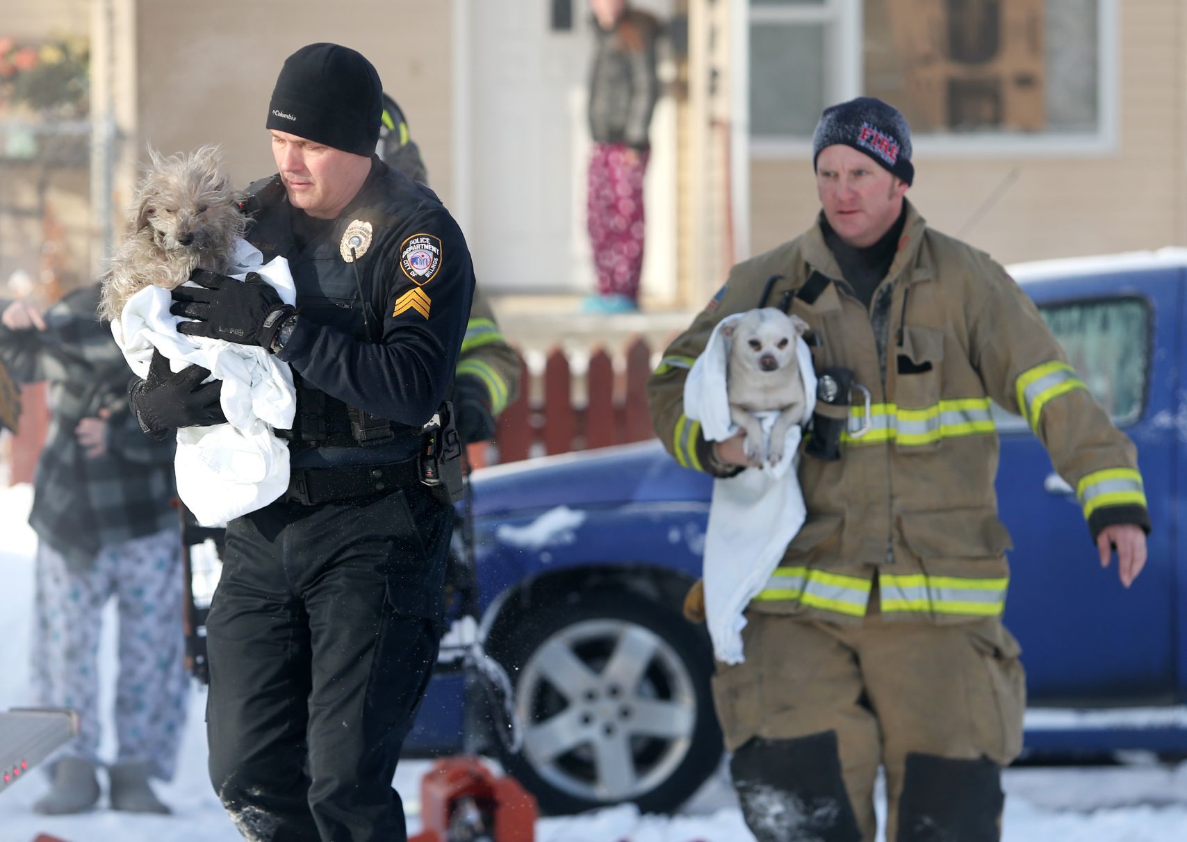 Apartment fire
